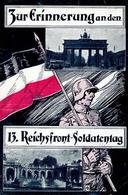 Weimarer Republik 13. Reichsfront Soldatentag I-II (Eckbug) - Weltkrieg 1914-18