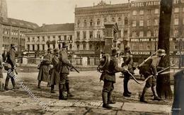 REVOLUTION BERLIN 1919 - Berliner STRASSENKÄMPFE März 1919 - Flammenwerfer - NPG  6595 I - Oorlog