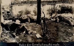 Revolution Opfer Der Kämpfe Foto AK I-II - Krieg