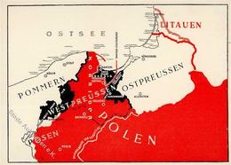 NS-LANDKARTE WK II - DANZIGS KAMPF Nr. 5 - Danzig Vor Und Nach Versailles I - Weltkrieg 1939-45