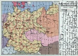 NS-LANDKARTE WK II - GROSS-DEUTSCHLAND I-II - Oorlog 1939-45