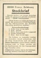 SAARBEFREIUNG 1935 WK II - STATUS QUO I-II - War 1939-45