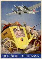 Flugwesen WK II Deutsche Lufthansa Postkutsche  I-II Aviation - Oorlog 1939-45