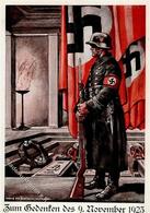 Propaganda WK II - 9. NOVEMBER - PH 1923/32 Mit S-o Ecke Gestoßen I-II - Weltkrieg 1939-45