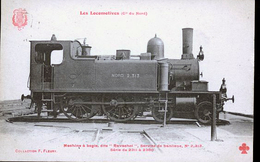 LES LOCOMOTIVES FRANCAISES FLEURY - Gares - Avec Trains
