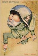 Mussolini Karikatur I-II - War 1939-45