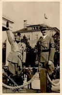 MUSSOLINI WK II - PH M 6 Mit Hitler I - Weltkrieg 1939-45