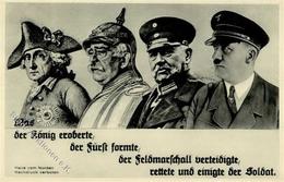 Hitler Friedrich II. Bismarck Hindenburg V. WK II I-II - Weltkrieg 1939-45