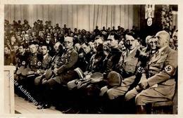 Hitler Heß Streicher WK II PH P 3 Foto AK I-II (Rand Kl. Einkerbung) - Oorlog 1939-45