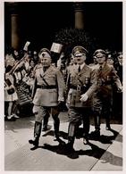 Hitler Mussolini WK II  PH M 4 Foto AK I-II - War 1939-45