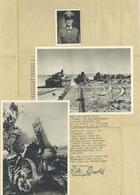 Ritterkreuzträger WK II Rowohl, Willi Oberfeldwebel Propagandaschreiben Mit Foto Und 8 Propagandakarten I-II - War 1939-45
