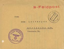 SS Feldpost WK II Beleg Mit Inhalt Von Neu Sandez über Krakau Nach Karlsruhe I-II - Weltkrieg 1939-45