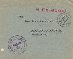 SS Feldpost WK II Beleg Mit Inhalt Von Neu Sandez über Krakau Nach Karlsruhe I-II - Weltkrieg 1939-45