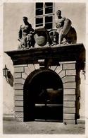 SS WK II - PH SS 5 - SS-KASERNE OBERSALZBERG - Portal  - Ecke Gestoßen! - War 1939-45