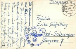 SS WK II - SS-Feldpostkarte 1944 - SS- Pz-Grenadier Regiment Theodor Eicke I-II - War 1939-45