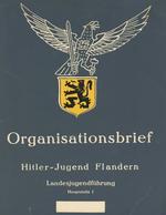 WK II HJ Organisationsbrief Hitler-Jugend Flandern II (kleine Einrisse, Ecke Beschädigt) - Weltkrieg 1939-45