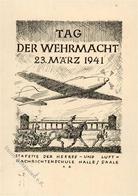 TAG Der WEHRMACHT WK II  - Nachrichten-Schule HALLE,Saale I - Weltkrieg 1939-45