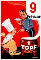 WHW Eintopf 9. Februar Sign. Habermeyer, W. Künstlerkarte I-II - Weltkrieg 1939-45