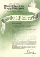 WHW Gau Hessen-Nassau 1936/37 Weihnachtsbrief I-II - War 1939-45