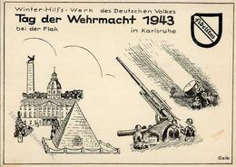 WHW Karlsruhe (7500) Tag Der Wehrmacht Bei Der Flak I-II - War 1939-45