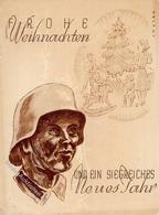 Weihnacht Im Feld WK II 1941 Soldat Kinder Künstlerkarte I-II - War 1939-45