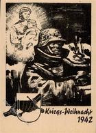 Weihnacht Im Feld WK II 1942 Soldat Frau Kind Künstlerkarte I-II - War 1939-45