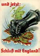 MILITÄR WK II - SCHLUSS Mit ENGLAND! Feldpostkarte 1941 I - War 1939-45