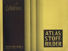 Sammelbild-Album Atlas Stoff-Bilder Filmstar Serie A Zigarettenfabrik Lande O. Jahr (Köberich 21204) II (Einband Abgesto - War 1939-45