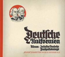 Sammelbild-Album Deutsche Uniformen Zeitalter Deutsche Freiheitskriege 1932 Sturm Zigaretten Kompl. Mit Schutzkarton II - War 1939-45