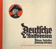Sammelbild-Album Deutsche Uniformen Zeitalter Friedrichs Des Großen 1932 Sturm Zigaretten Kompl. Mit Schutzkarton II - War 1939-45