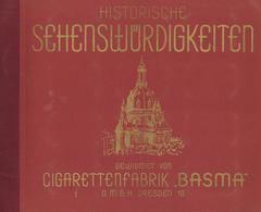 Sammelbild-Album Historische Sehenswürdigkeiten Hrsg. Zigarettenfabrik Basma  Kompl. II - War 1939-45