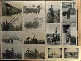 WK II Album Mit Circa 270 Fotos Diverse Formate Ausbildung Flak Und Russland II (Fotos Im Sammelbild-Album Eingeklebt) - Weltkrieg 1939-45