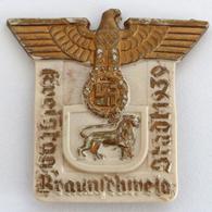 WK II Anstecknadel Braunschweig (3300) Kreistag 1939 I-II - Weltkrieg 1939-45
