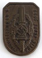 WK II Anstecknadel NS Kriegsopfertag Kreis Peine 1933 I-II - Weltkrieg 1939-45