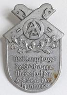 WK II Anstecknadel Wettkampftage Der SA Gruppe Niedersachsen Hannover 1935 I-II - Weltkrieg 1939-45