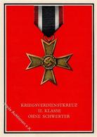 Orden WK II Kriegsverdienstkreuz II. Klasse Ohne Schwerter AK  I-II - War 1939-45