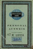 Dokument WK II Britische Zone Personalausweis I-II - War 1939-45