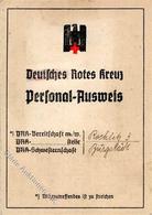 WK II Dokumente - DEUTSCHES ROTES KREUZ Personal-Ausweis Krankenschwester 1939 I-II - War 1939-45