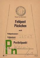 Feldpost WK II - Feldpost-Päckchen-Leitkarte Mit Russischem-o 1942 I-II - War 1939-45