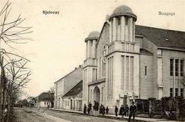 Synagoge BJELOVAR,Kroatien - Marke Entfernt I-II Synagogue - Judaika