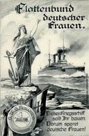 Marine Flottenbund Deutscher Frauen SMS Frauenlob 1908 I-II Femmes - Marines