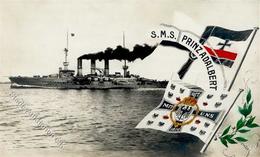 Marine SMS PRINZ ADALBERT - Foto-Ak (1241/66) I-II - Other & Unclassified