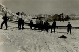 Udet Landung Mit Klemm-Daimler Auf Zugspitze Foto AK I-II - Sonstige & Ohne Zuordnung