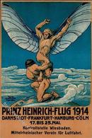 Flugtag Prinz Heinrich Flug 1914 DARMSTADT U. KÖLN I-II - Sonstige & Ohne Zuordnung