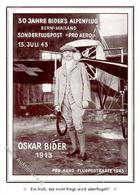 Flugwesenpionier Bider, Oskar Sonderflugpost Pro Aero I-II - Andere & Zonder Classificatie