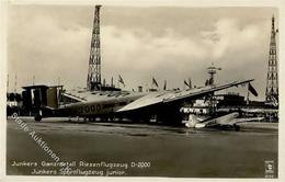 BERLIN-FLUGHAFEN - Junkers Ganzmetall Riesenflugzeug D 2000 + Junkers Sportflugzeug I-II - Sonstige & Ohne Zuordnung