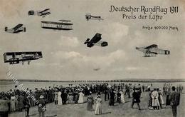 Flugereignis Deutscher Rundflug Preis Der Lüfte 1911 I-II (fleckig) Aviation - Other & Unclassified