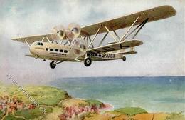 IMPERIAL AIRWAYS LINER -HANNIBAL- Route  LONDON-PARIS - Sign. C.T.Howard I-II - Other & Unclassified