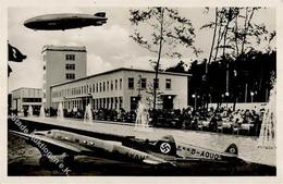 FLUGHAFEN RHEIN-MAIN FRANKFURT Mit Luftschiff Hindenburg I - Andere & Zonder Classificatie