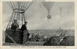 Ballon Berlin (1000) Int. Ballonwettfahrt 1908 I-II - Andere & Zonder Classificatie